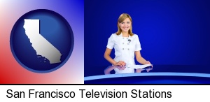 a television announcer in San Francisco, CA